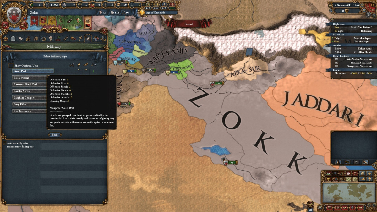 Chtěli byste fantasy grand strategii? Vyzkoušejte mod Anbennar pro Europa Universalis IV