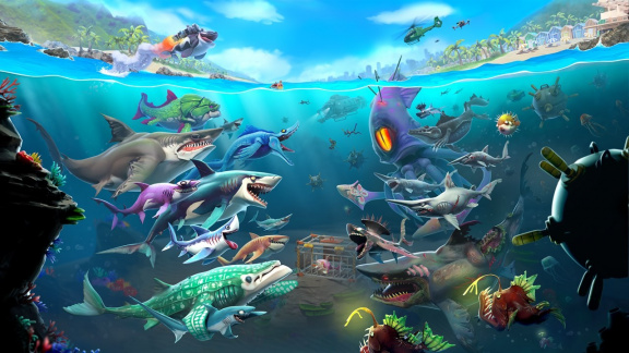 Hungry Shark slaví deset let, hrálo ho 800 milionů lidí