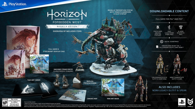 Horizon Forbidden West předobjednávky edice