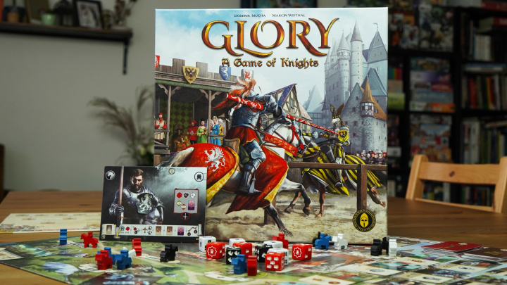 Deskovka Glory: A Game of Knights – videorecenze plnotučného rytířského klání