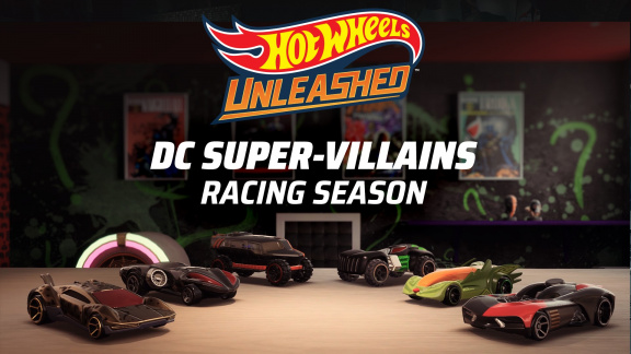 Skvělá arkáda Hot Wheels Unleashed dostane auta, tratě a místnosti z univerza komiksů od DC