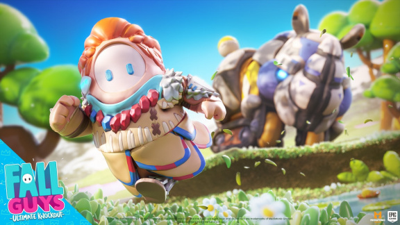 Do Fall Guys míří Aloy z Horizon Zero Dawn