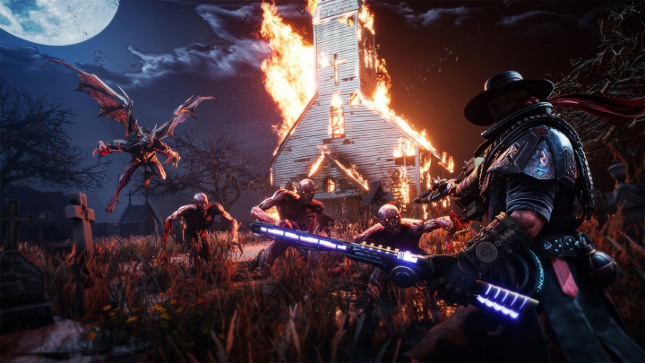 Připomíná se Evil West, akční western, v němž elektrifikujete příšery