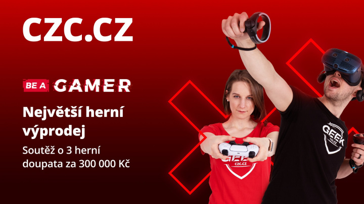 Využijte obřích slev na herní hardware v rámci Be a Gamer na CZC a soutěžte o nabušená herní doupata!