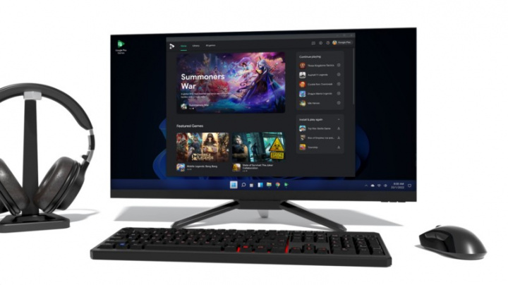 Google začíná testovat oficiální způsob hraní mobilních her ve Windows