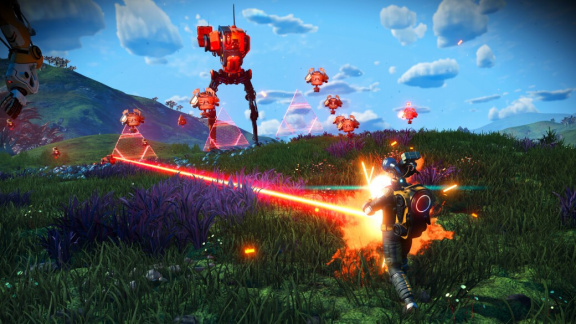 První letošní update No Man’s Sky přepracovává souboje a přidává robotické společníky
