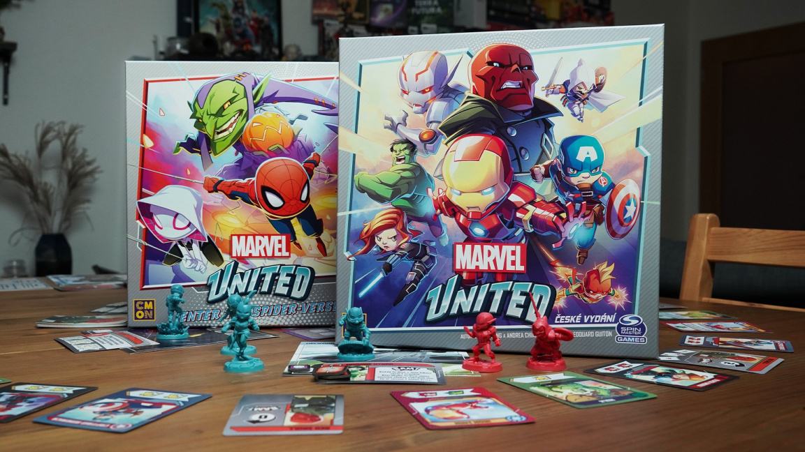 Deskovka Marvel United – videorecenze hrdinské jednohubky
