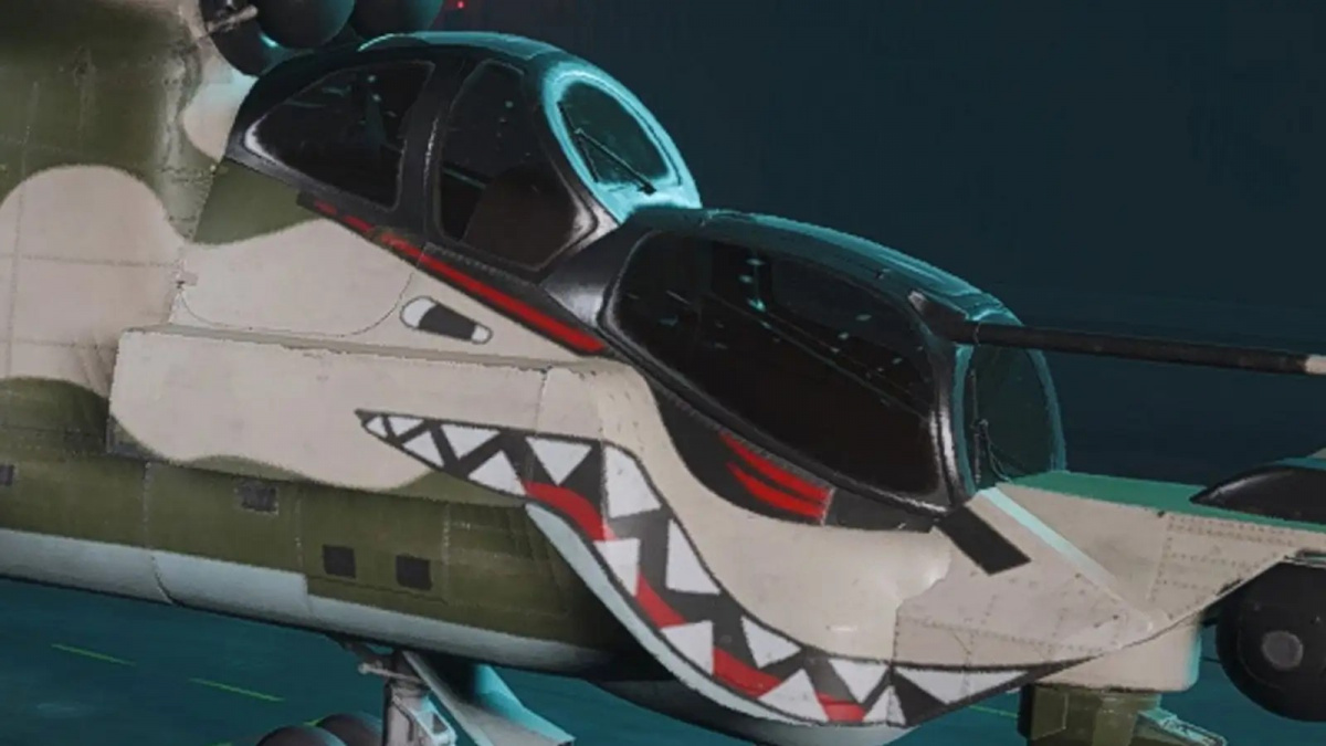 Battlefield 2042 stahuje ze hry skin pro ruský vrtulník