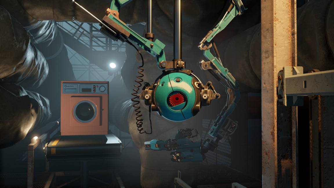 Bezplatná Aperture Desk Job ze světa Portalu vás naučí ovládat Steam Deck