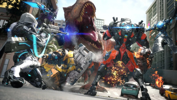 Capcom představil futuristickou válku s prehistorickými dinosaury Exoprimal