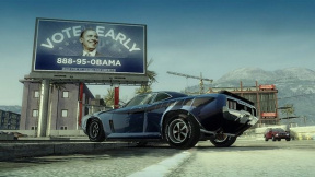 Burnout Paradise Obama billboard reklama
