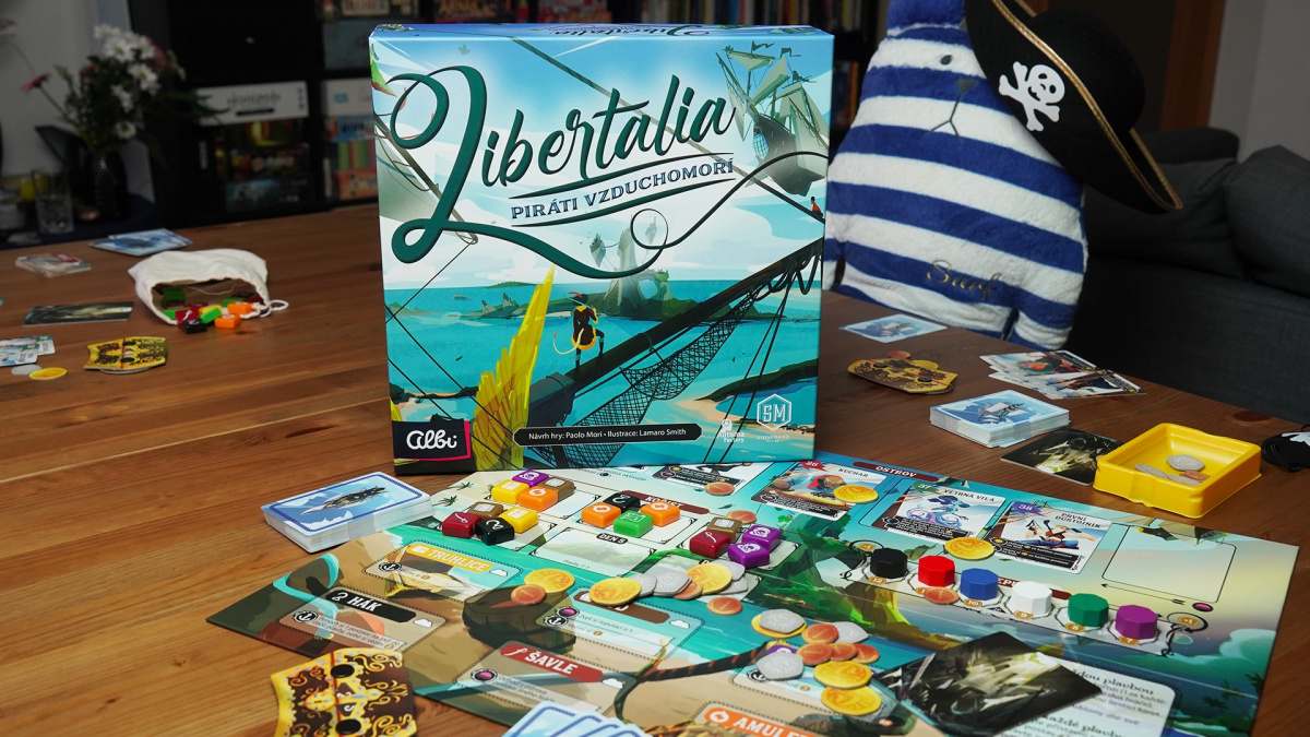 Deskovka Libertalia: Piráti vzduchomoří – videorecenze pirátské šarvátky