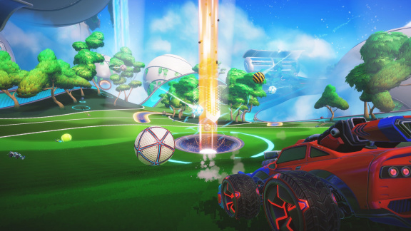Rocket League na golfovém hřišti? Vyzkoušejte betu Turbo Golf Racing