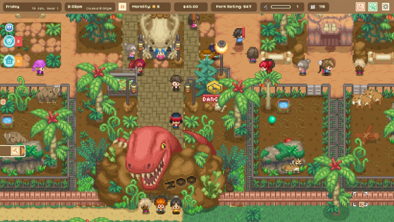 Skvělý tycoon Let’s Build a Zoo dostane obří rozšíření s dinosaury