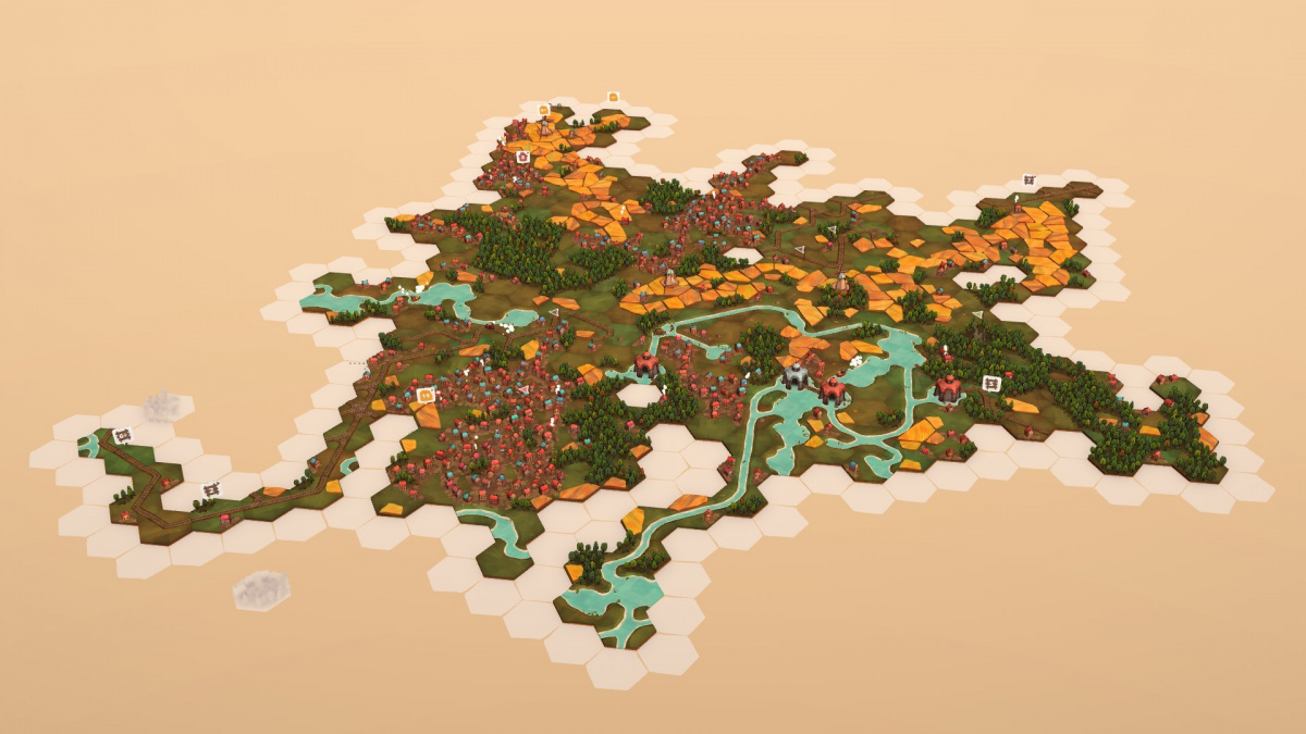 Dorfromantik v září vyjde na Switchi