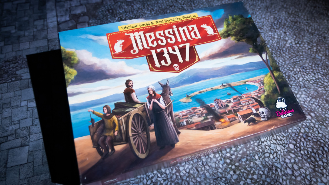 Deskovka Messina 1347 – recenze česko-španělské hry s morovým tématem