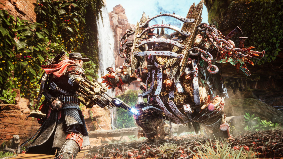 Záběry z Evil West odhalují brutální hratelnost plnou obřích pijavic