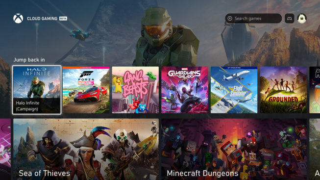 Xbox App na televizi