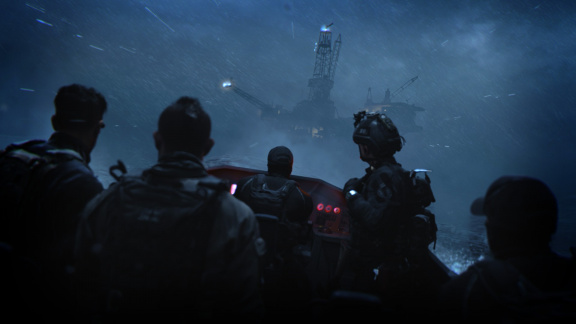 Call of Duty: Modern Warfare 2 předvádí záběry z hraní, sledujte výbušnou akci na ropné plošině