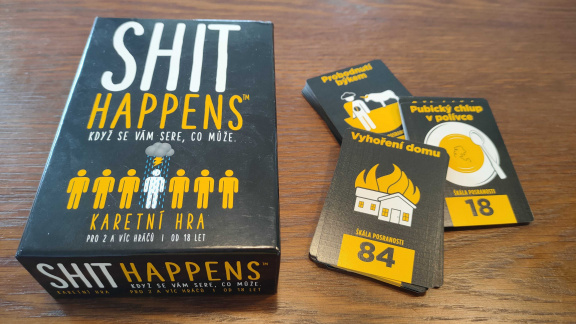 Deskovka Shit Happens – recenze párty hry pro dospělé