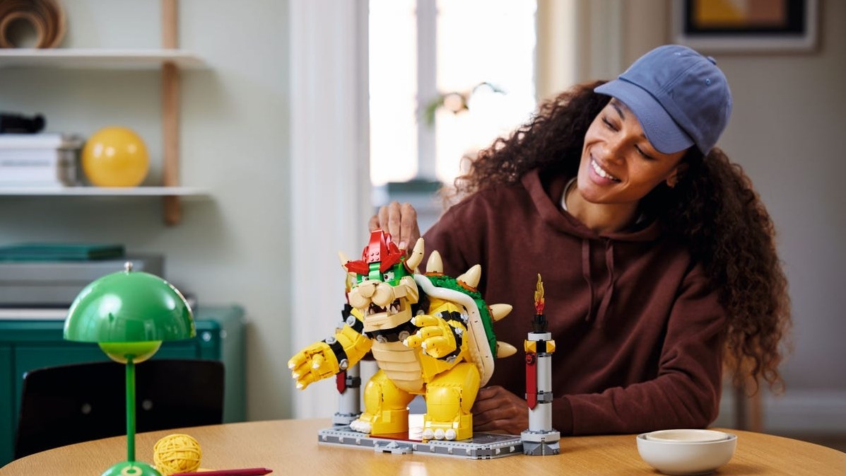 Vrcholem spolupráce Nintenda s Legem je oheň plivající Bowser za cenu Switche