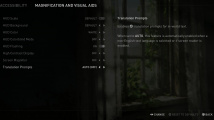 The Last of Us: Part I leak menu