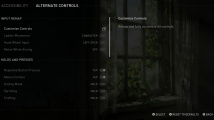 The Last of Us: Part I leak menu