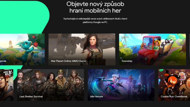 V prvních koutech světa se zpřístupňuje služba Google Play Games umožňující hraní mobilních her na počítači