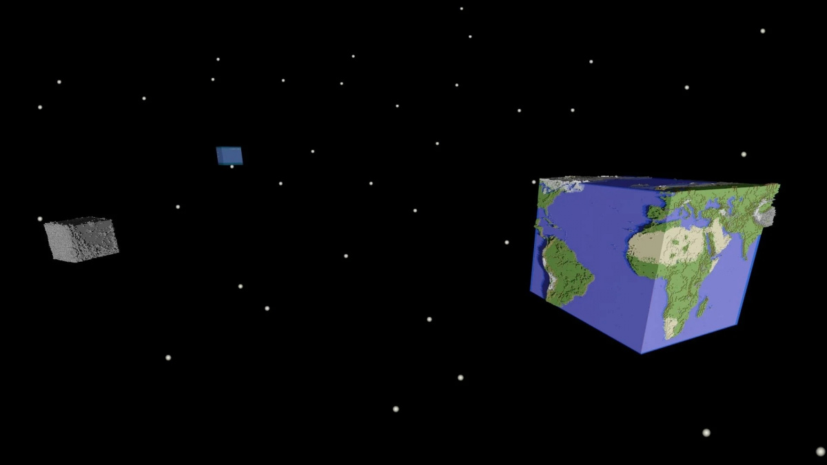 Hráč vytvořil v Minecraftu celý vesmír, výsledek je dechberoucí