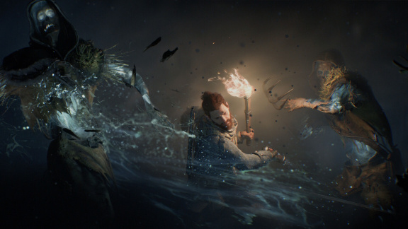 Nová upoutávka z Banishers: Ghosts of New Eden předvádí dramatické vymítání duchů