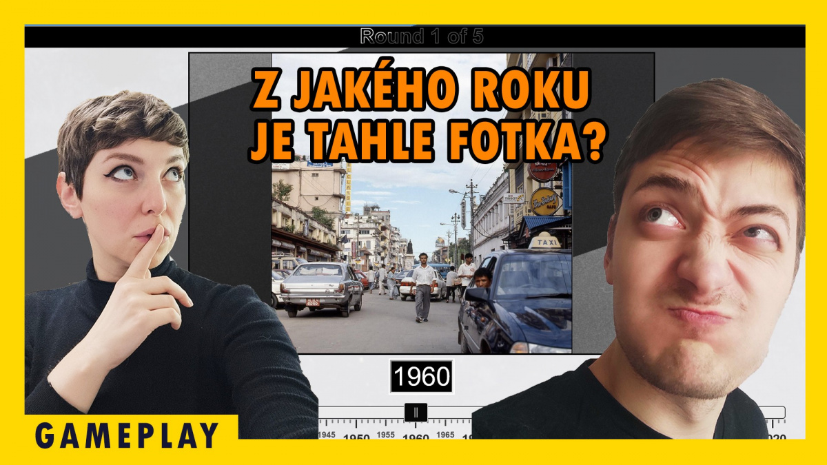 Podívejte se, jak hrajeme Chronophoto – hru, kde musíte správně určit rok