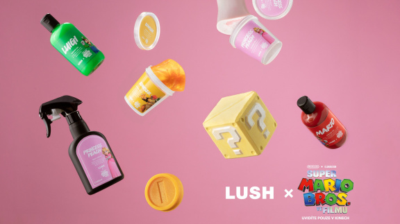 Otestovali jsme kosmetickou řadu Lush X Super Mario Bros.