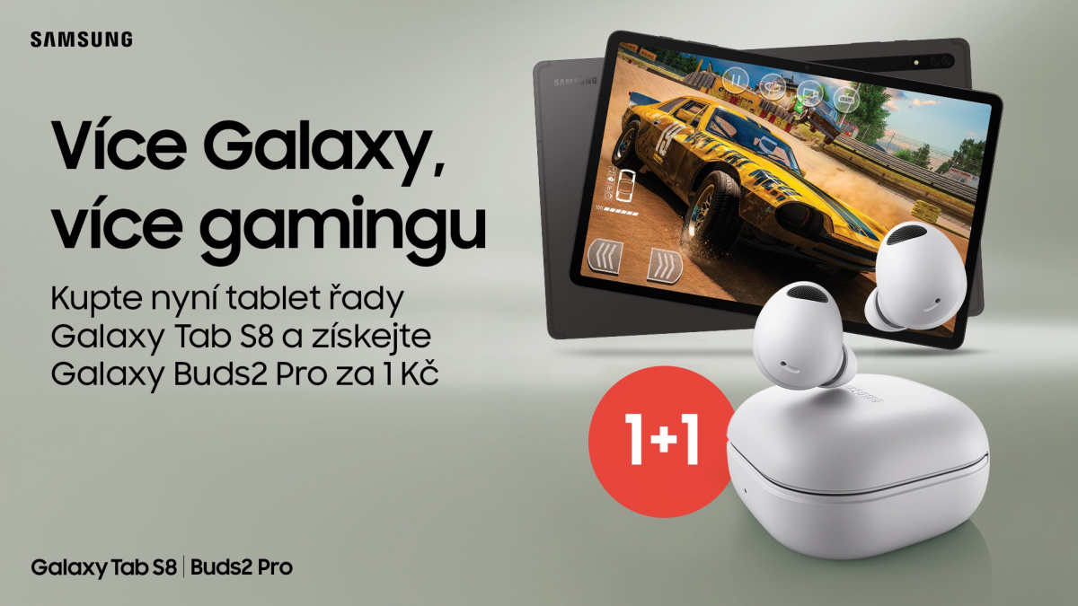 S touhle dvojicí se ponoříte do hraní. Právě teď sluchátka za pouhou korunu k nákupu tabletu