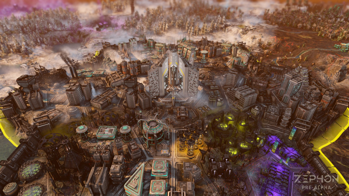 Vyzkoušejte si válku robotů proti pokřiveným potvorám v demu strategie Zephon