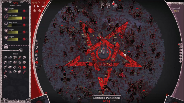 V Heretic's Fork budete hříšníkům bránit v opuštění satirických pekel