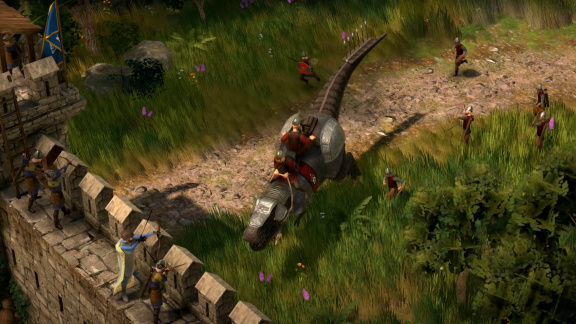 Dinolords je středověká realtime strategie... s dinosaury!