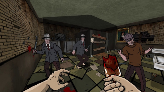 Devět minut z pulpové střílečky Fallen Aces ukazuje stylový svět v pohybu