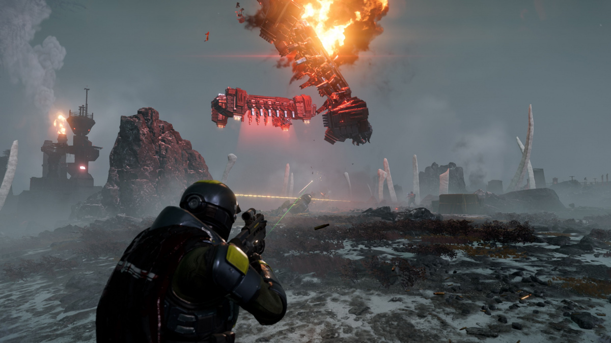 Hráčům se v Helldivers 2 povedlo osvobodit planetu od robotů. Dostali díky tomu mechy