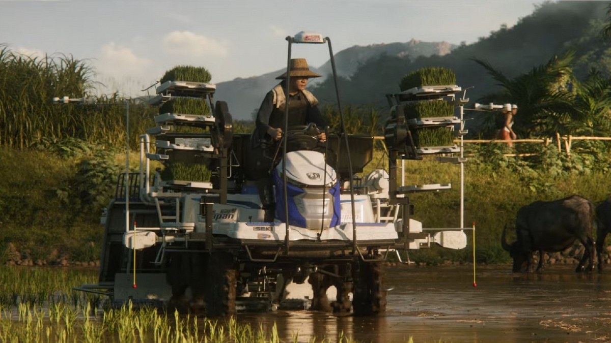 Farming Simulator 25 předvádí v prvních záběrech z hraní pěstování rýže