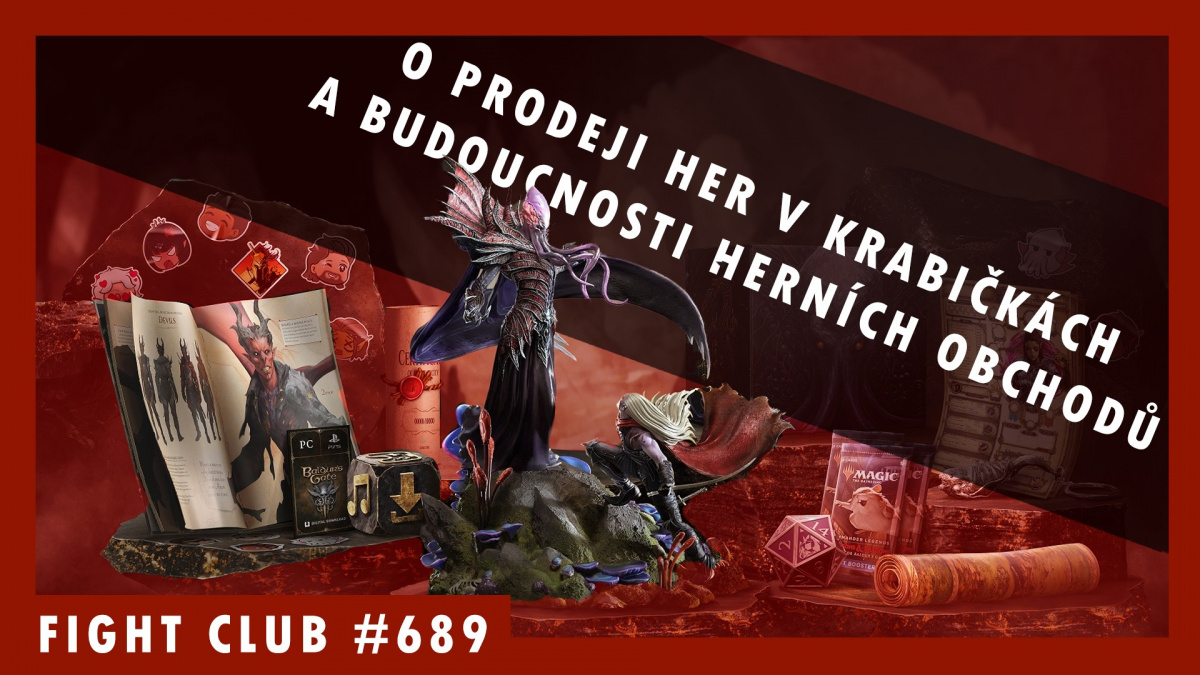 Sledujte Fight Club #689 o budoucnosti fyzických her a kamenných obchodů