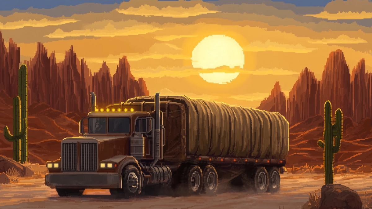 Ozbrojený náklaďák, pustina a vaše město. Strategické RPG Dustland Delivery vypadá dobře