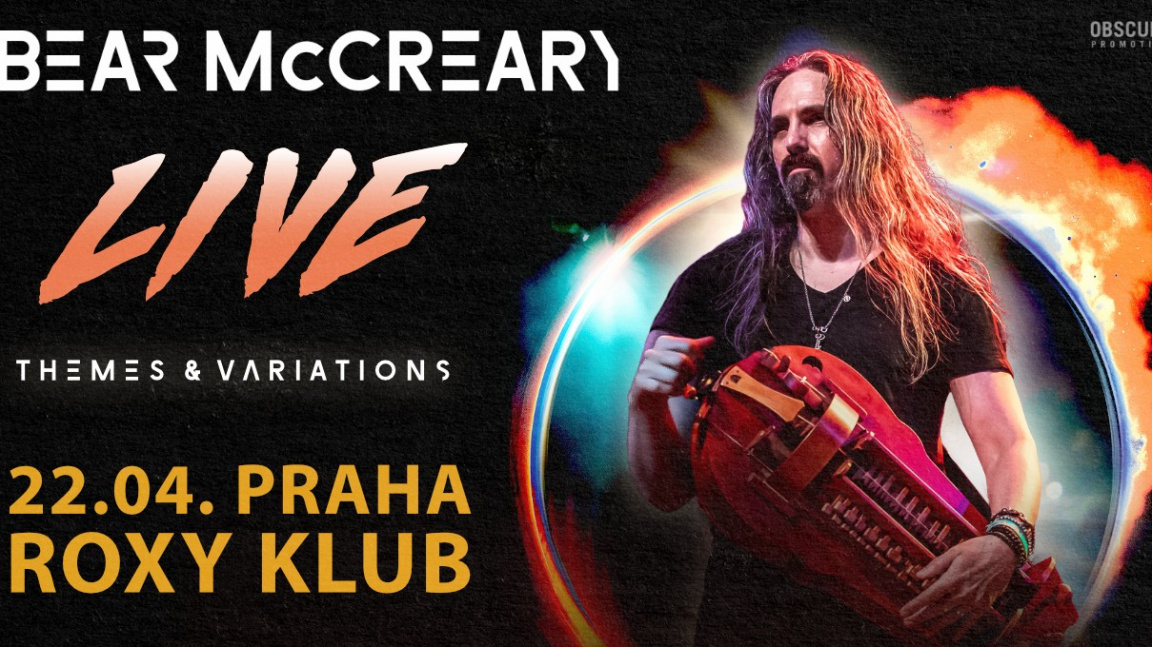 Do Prahy míří skladatel Bear McCreary. Představí soundtrack z God of War a Prstenů moci i nové album