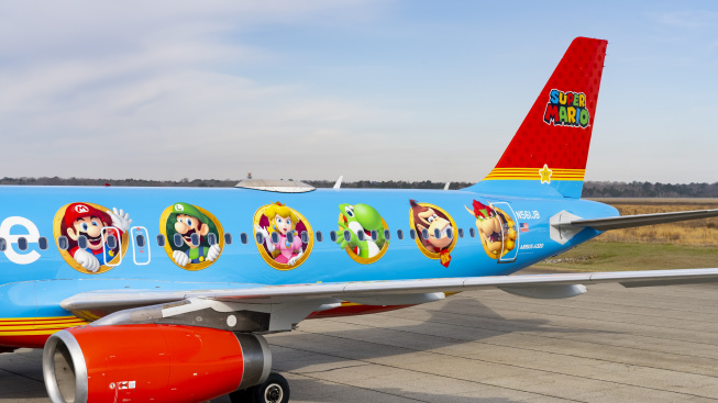 JetBlue x Mario