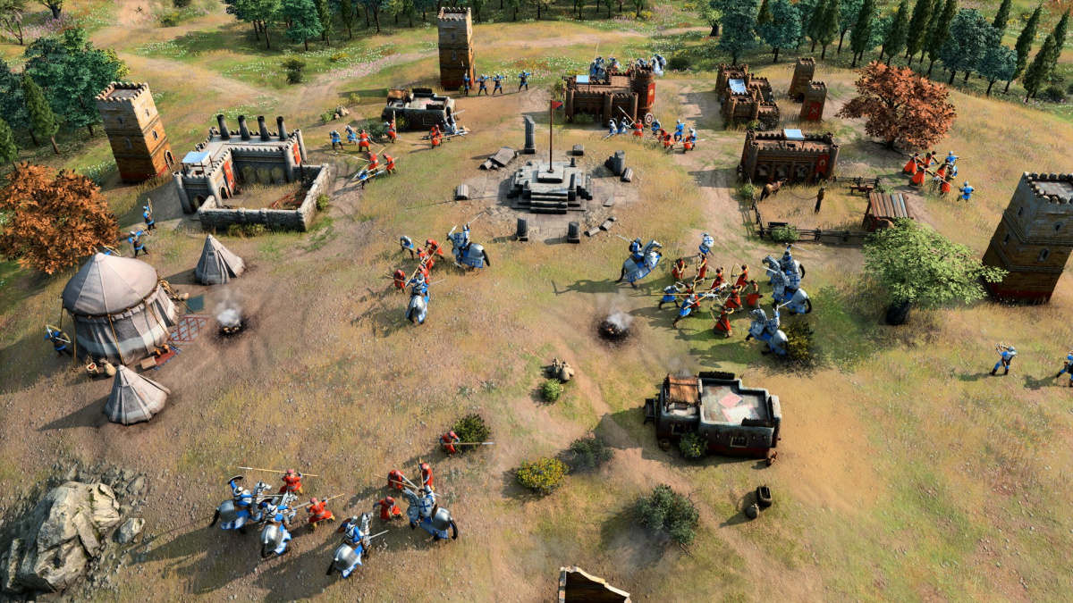 Templáři a Lancasteři. Do Age of Empires IV míří DLC Knights of Cross and Rose