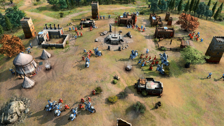 Templáři a Lancasteři. Do Age of Empires IV míří DLC Knights of Cross and Rose