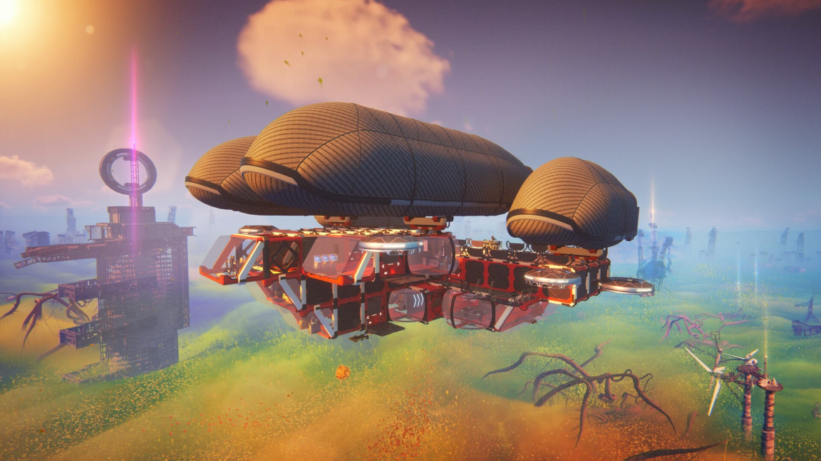 Forever Skies – recenze příběhového survivalu s létající základnou