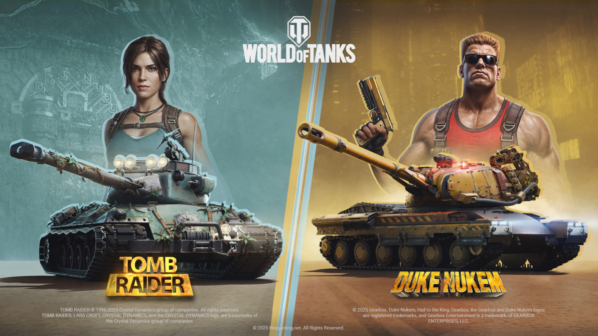 Do World of Tanks míří Lara Croft a Duke Nukem