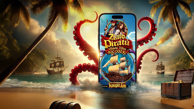 Plavba za pokladem: Nový online los Zlato pirátů ukrývá až 900 000 Kč
