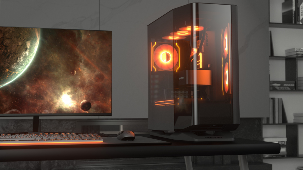 COUGAR FV270: Když se herní skříň stane výstavkou