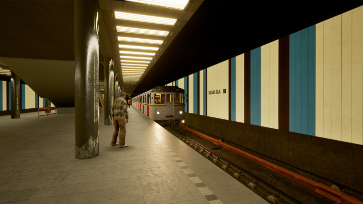 Virtuální pražské metro v Back in Service oslavilo státní svátek novými stanicemi